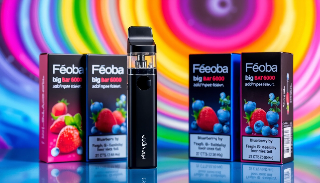 Explore the Exciting Features of the Feoba big bar 6000 Disposable Vape